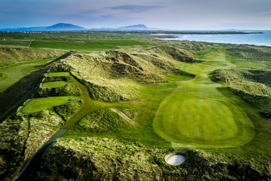 Carne Golf Links aerial view